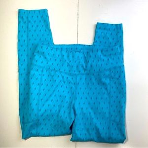 Oiselle Blue Patterned Leggings